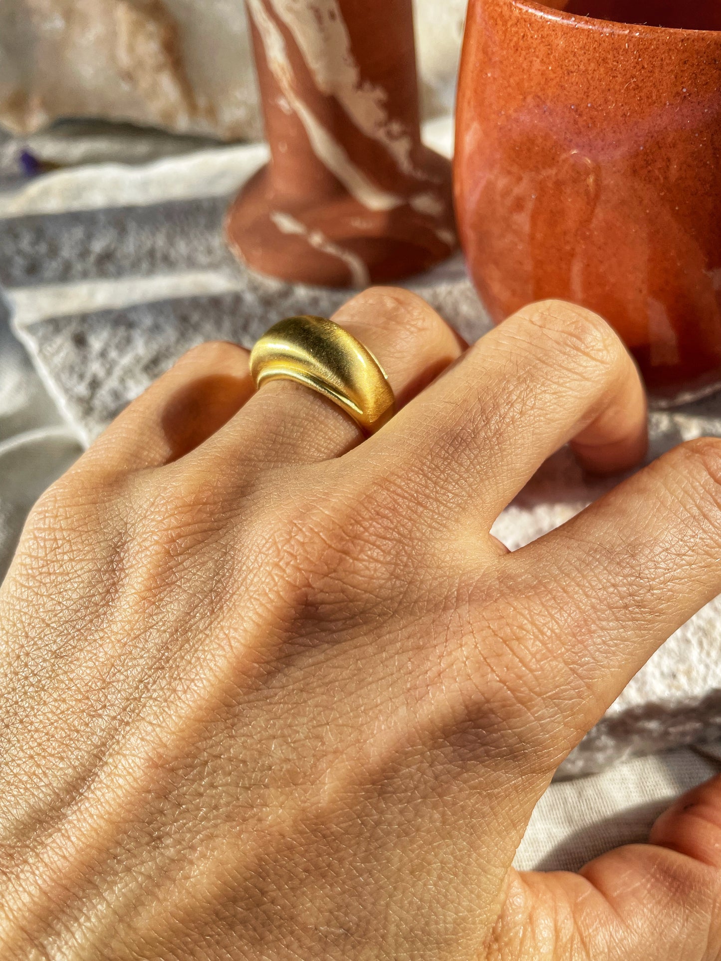 Katerina gold ring