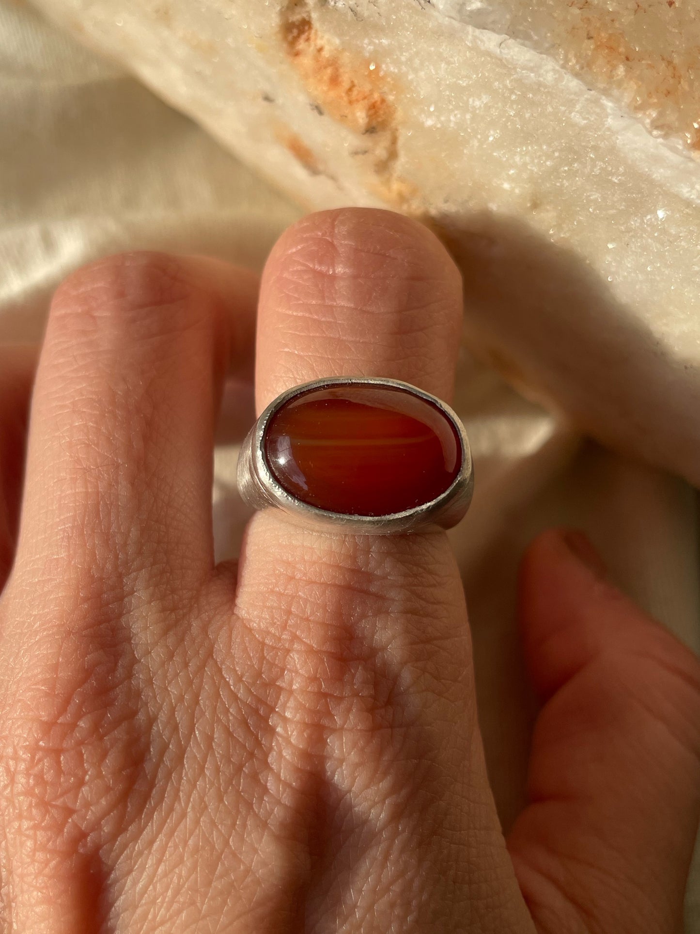 Carnelian ring