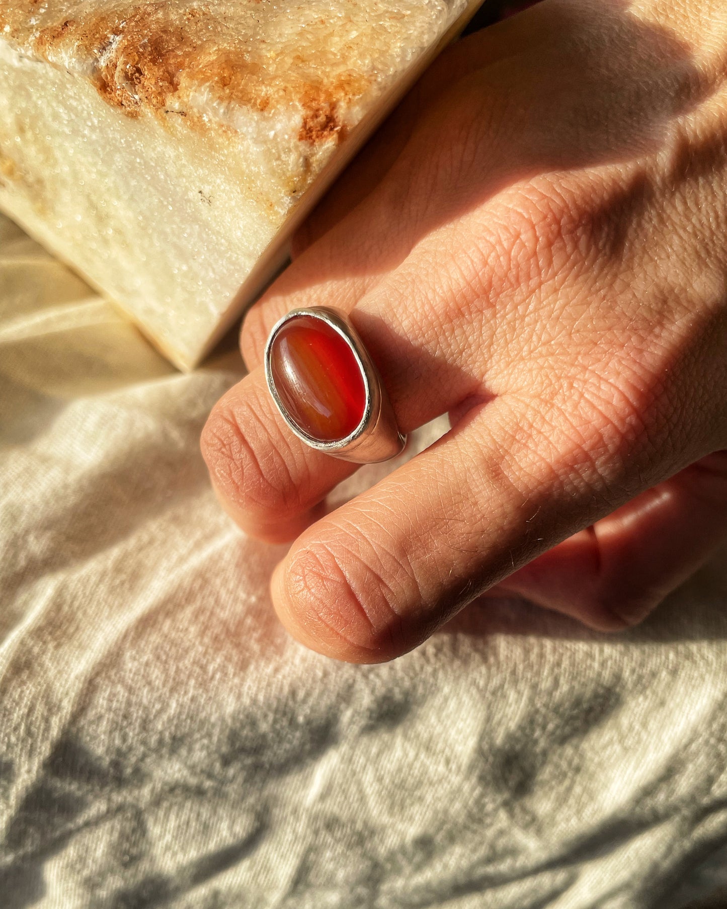 Carnelian ring