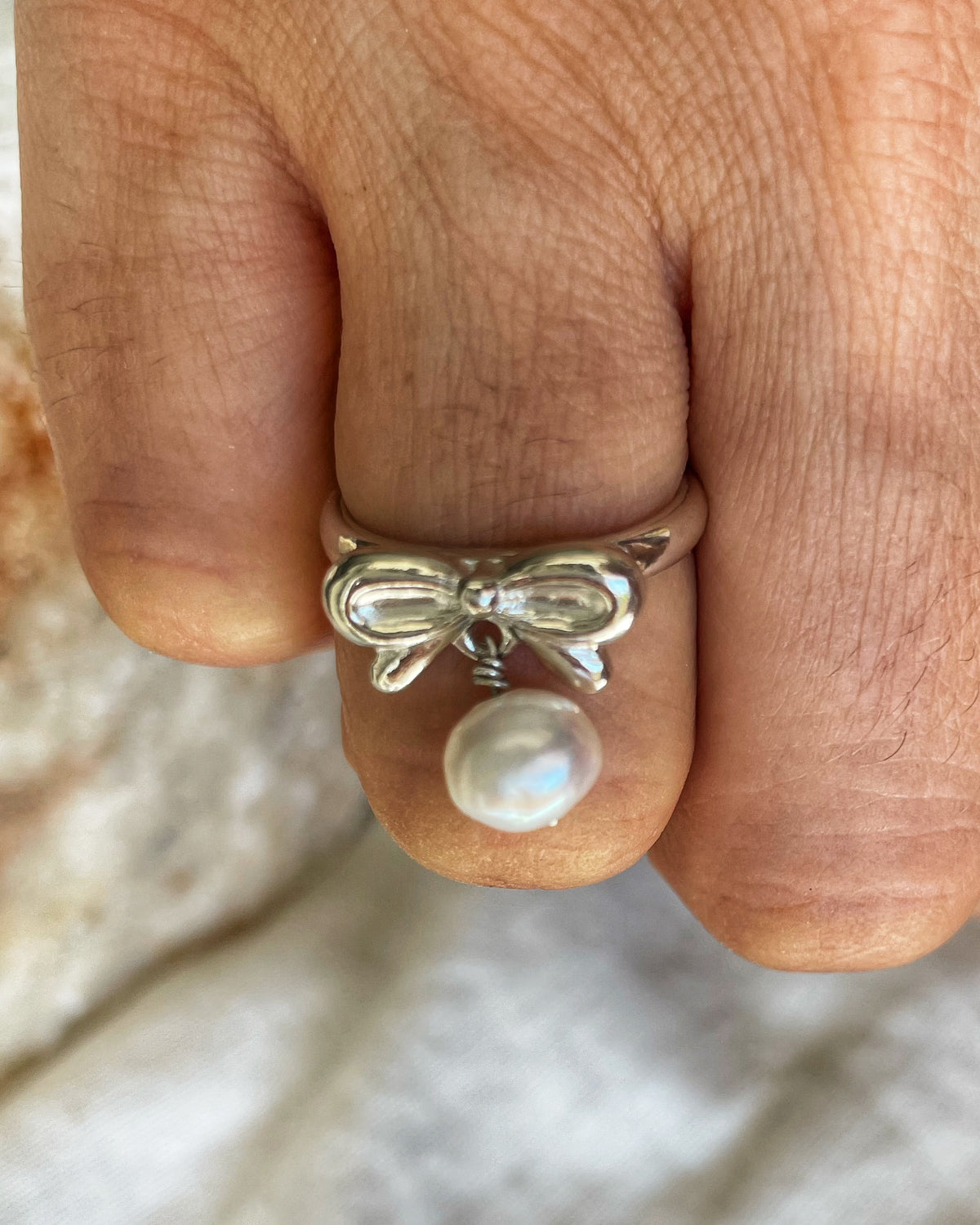 Clara pearl ring