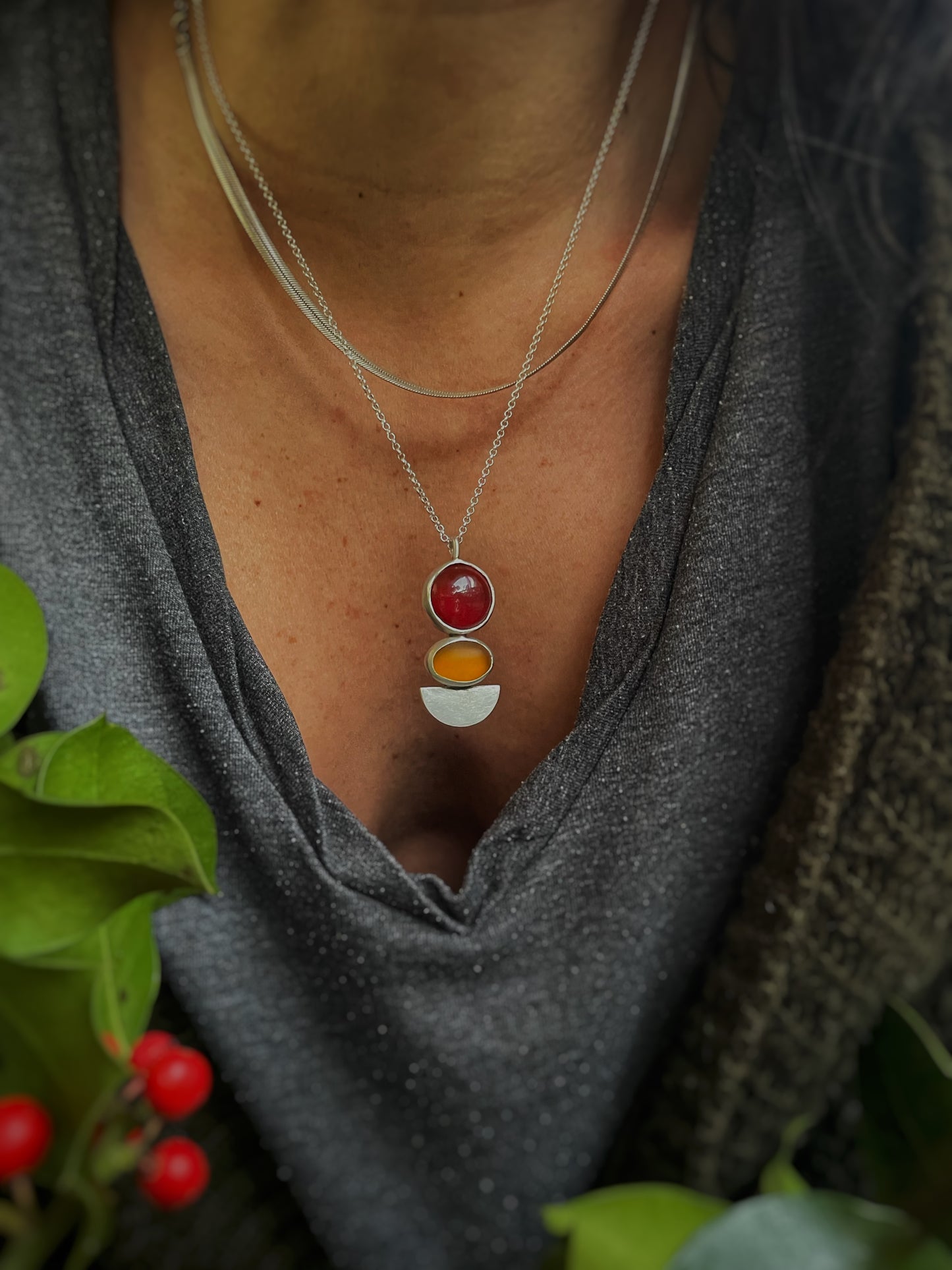 EarthSeaMoon pendant