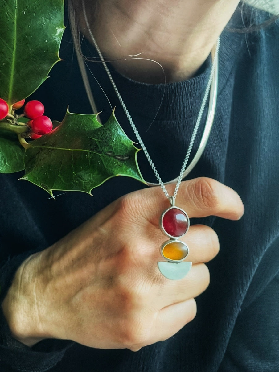 EarthSeaMoon pendant